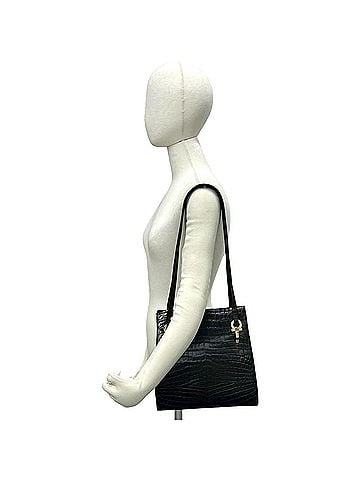 Salvatore Ferragamo Salvatore Ferragamo Vintage Gancini Hardware Leather Tote Bag Brown 97104 (view 2)