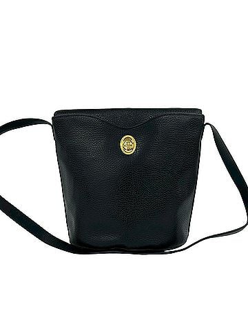 Christian Dior Christian Dior Vintage CD Logo Hardware Leather Shoulder Bag/Sacoche Black 77618 (view 1)