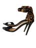 Veronica Beard Animal Print Multi Color Brown Black Tan Sandals Size 8 1/2 - photo 2