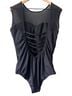 Albion Solid Black One Piece Swimsuit Size 3X - photo 2