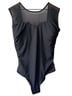 Albion Solid Black One Piece Swimsuit Size 3X - photo 1