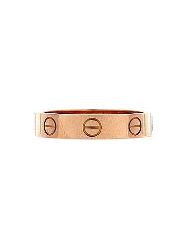 Cartier Love Wedding Band 1 Diamond Ring 18K Rose Gold with Diamond (view 1)