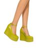 Cape Robbin Green Wedges Size 6 1/2 - photo 1