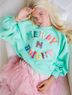 Judith March Teal Sweatshirt Size L - photo 6