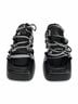 Cape Robbin Black Silver Sandals Size 10 - photo 3