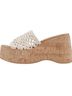 SODA White Brown Sandals Size 9 - photo 3