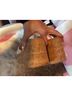 SODA White Brown Sandals Size 9 - photo 6
