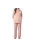 Blush 100% Polyester Polka Dots Pink Fleece Pants Size L - photo 1