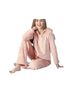 Blush 100% Polyester Polka Dots Pink Fleece Pants Size L - photo 4