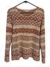Knox Rose Stripes Red White Pullover Sweater Size L - photo 1