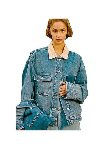BDG Eden Oversized Trucker  Denim Jacket (view 1)
