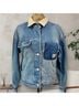 BDG 100% Cotton Blue Denim Jacket Size S - photo 5