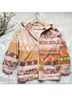 BDG Aztec Or Tribal Print Multi Color Jacket Size S - photo 7