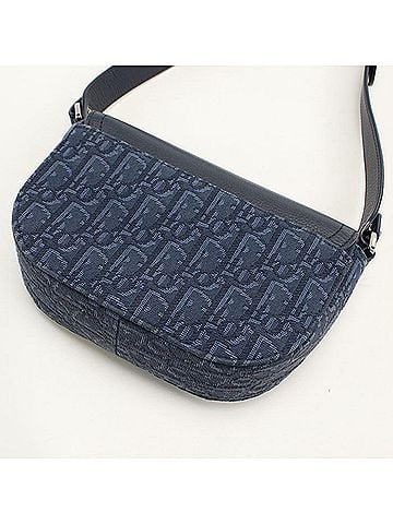 Christian Dior Christian Dior DIOR Dior Crossbody Shoulder Bag 2ADCA435DJD Saddle Navy Men's (view 2)
