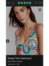 Boden Paisley Multi Color One Piece Swimsuit Size 10 - photo 7