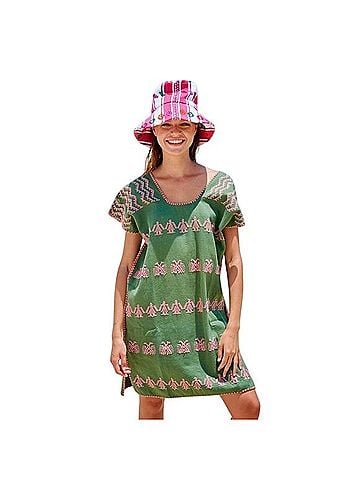 Pippa Holt Single panel mini kaftan Casual Dress (view 1)