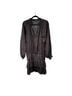 Ulla Johnson 100% Polyester Bow Print Black Pink Casual Dress Size 8 - photo 1