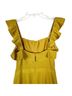 Kittenish Yellow Gold Jumpsuit Size M - photo 7