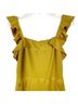 Kittenish Yellow Gold Jumpsuit Size M - photo 4