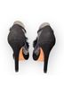 Talbots 100% Suede Black Heels Size 8 - photo 4