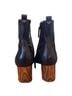 Tory Burch 100% Leather Solid Black Ankle Boots Size 6 - photo 1