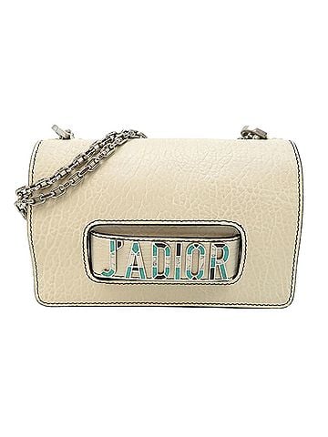Christian Dior Christian Dior Dior J'Adior Chain Shoulder Bag for Women, Leather, White (view 1)