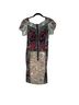 Anthropologie Floral Black Blue Cocktail Dress Size 2 - photo 1