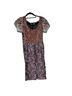 Anthropologie Floral Black Blue Cocktail Dress Size 2 - photo 2
