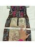 Anthropologie Floral Black Blue Cocktail Dress Size 2 - photo 12