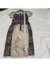 Anthropologie Floral Black Blue Cocktail Dress Size 2 - photo 9