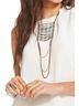 Chaser Solid White Basic Silk Tank Top in Parchment Size L - photo 3
