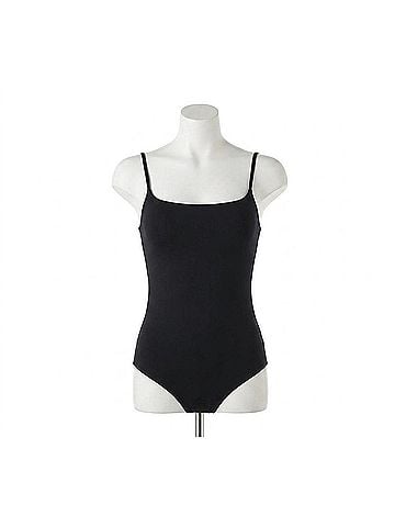 Commando Women's Neoprene Cami Bodysuit in Black (view 1)