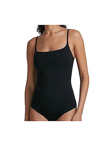 Commando Women's Neoprene Cami Bodysuit in Black (view 2)