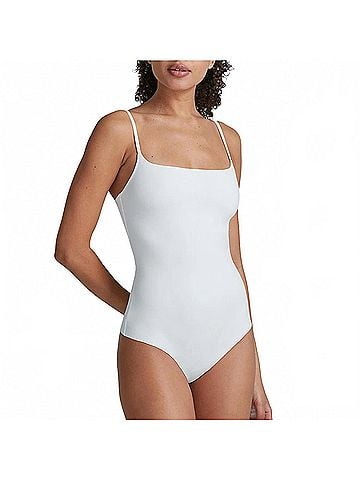 Commando Neoprene Cami Bodysuit in White (view 2)
