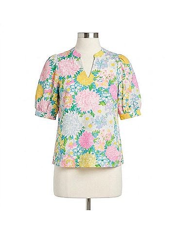 Lilly Pulitzer Brinelle Top in Multi Lilly Garden (view 1)