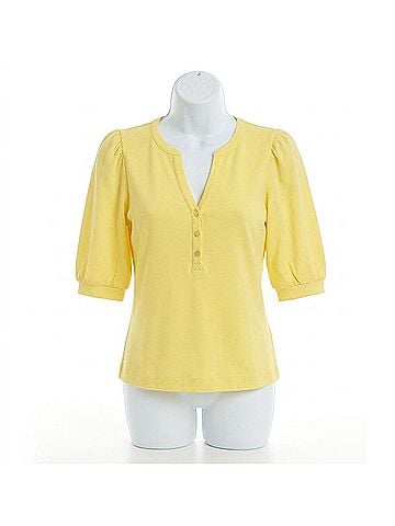 Lilly Pulitzer Ronson Knit Top in Finch Yellow (view 1)