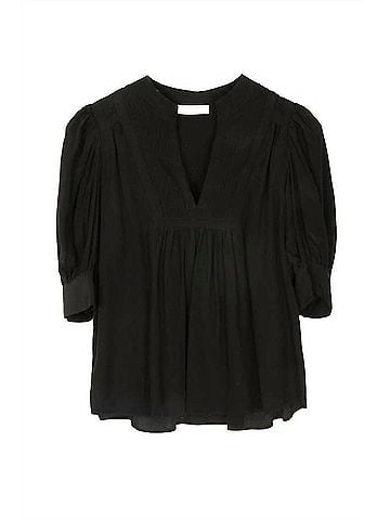 Ulla Johnson Women's Desdra Top in Black (view 2)