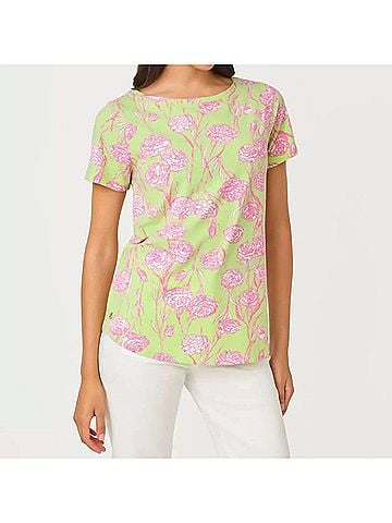 Lilly Pulitzer Key West Top in Pistachio Macaron Alina (view 2)