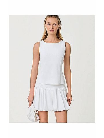 Lilly Pulitzer Nadeera Active Tank Top in Resort White (view 2)