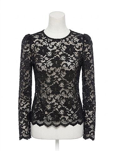 Fifteen Twenty Maylani Lace Top in Black (view 1)