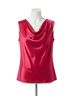 Lyssé Solid Red Freida Draped Top in Cherry Size XL - photo 1