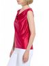Lyssé Solid Red Freida Draped Top in Cherry Size XL - photo 4