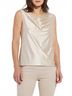 Lyssé Solid Brown Freida Draped Top in Oat Size XS - photo 2