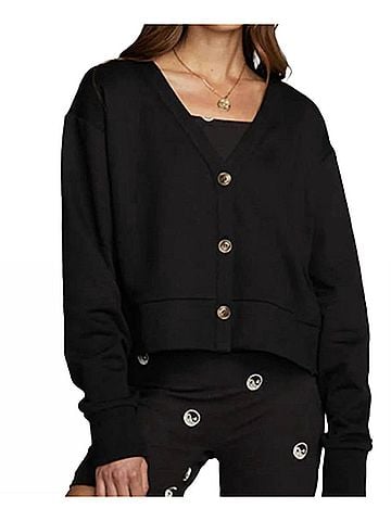 Chaser Bridge Cardigan in Black (view 2)