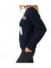 Mystree Graphic Blue Weekend Pullover Sweater in Navy/Alpaca Size S - photo 4