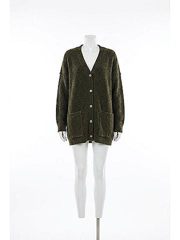 Free People Blazing Cardigan in Dark Green (view 1)