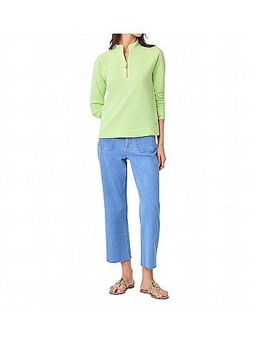 Lilly Pulitzer Ashlee Half-Zip Pullover Sweater in Pistachio Macaron (view 2)
