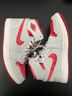 Jordan Gray Red Sneakers Size 6 1/2 - photo 3