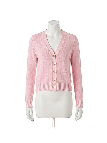 Lilly Pulitzer Tippery Cardigan in Pink Muse (view 1)