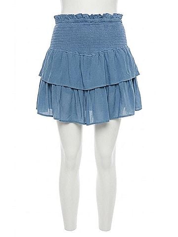 Chaser Cruz Mini Skirt in Vintage Blue (view 1)